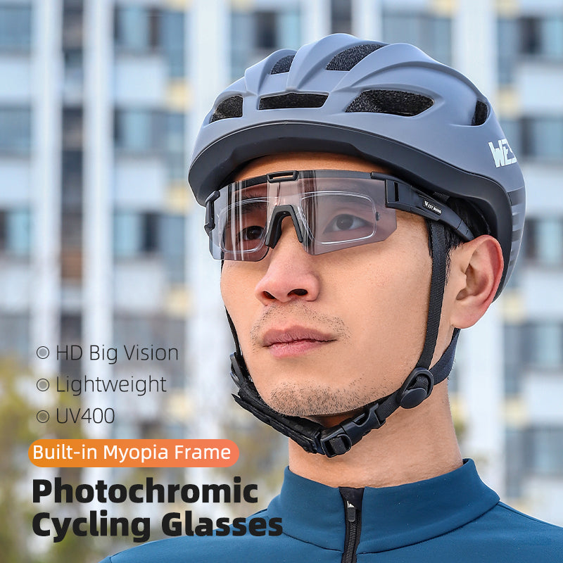 WEST BIKING YP0703162 Photochromic Cycling Sunglasses Unisex Outdoor Windproof Goggles