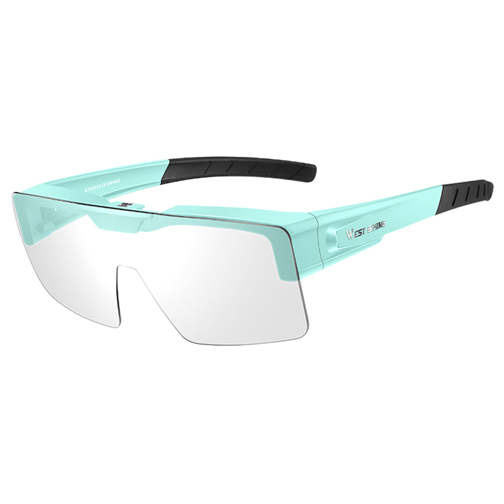 WEST BIKING YP0703158 Clear Photochromic Glasses Cycling Goggles Sunglasses