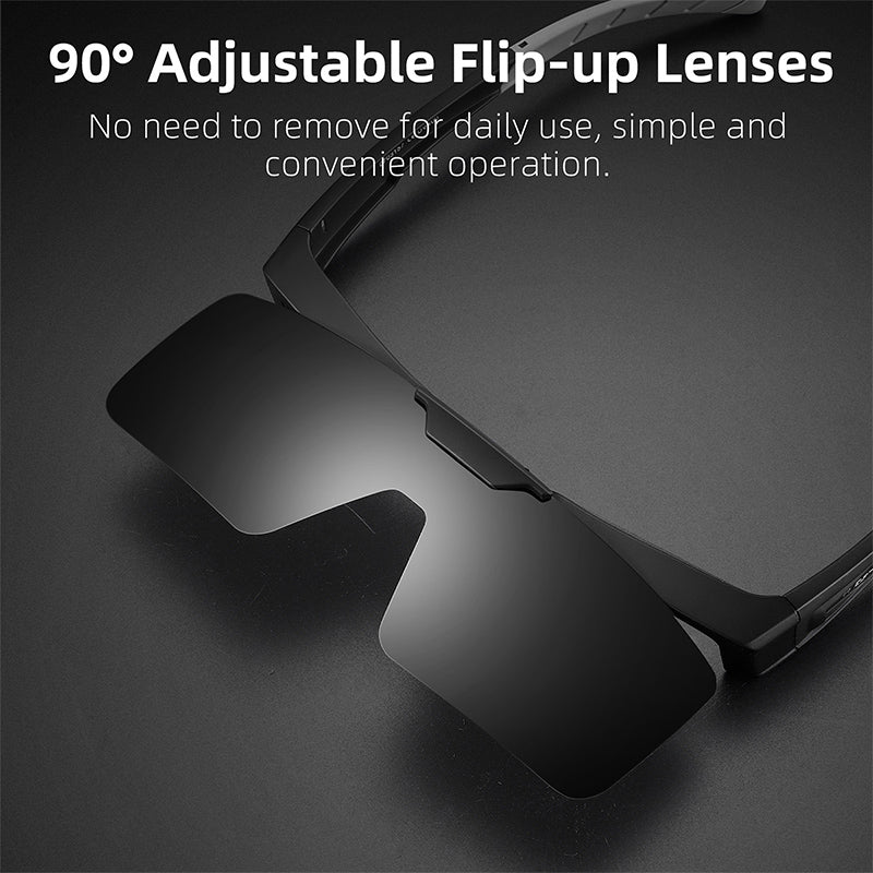 WEST BIKING YP0703159 Photochromic Lens Flip Up Glasses Outdoor Cycling Driving Sunglasses