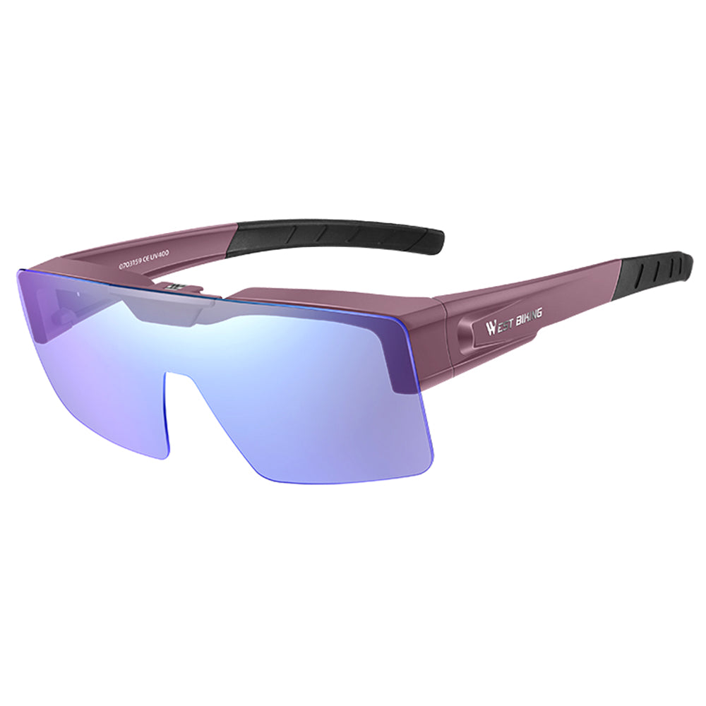 WEST BIKING YP0703159 Photochromic Lens Flip Up Glasses Outdoor Cycling Driving Sunglasses