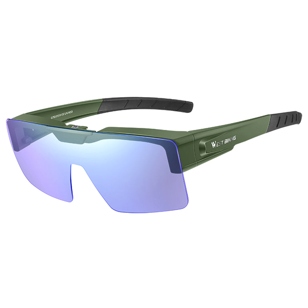 WEST BIKING YP0703159 Photochromic Lens Flip Up Glasses Outdoor Cycling Driving Sunglasses