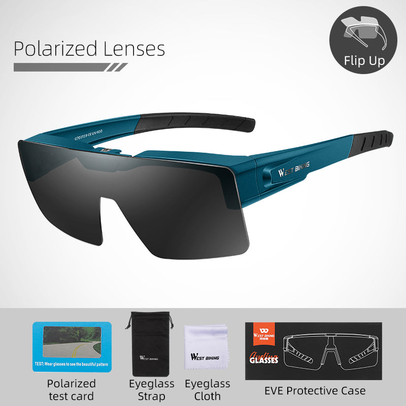 WEST BIKING YP0703157 Goggles Polarized Photochromic Glasses Cycling Sunglasses