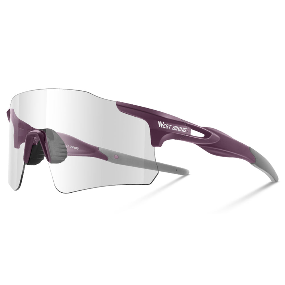 WEST BIKING YP0703156 Photochromic Sunglasses Unisex Outdoor Glasses Cycling Fishing Goggles