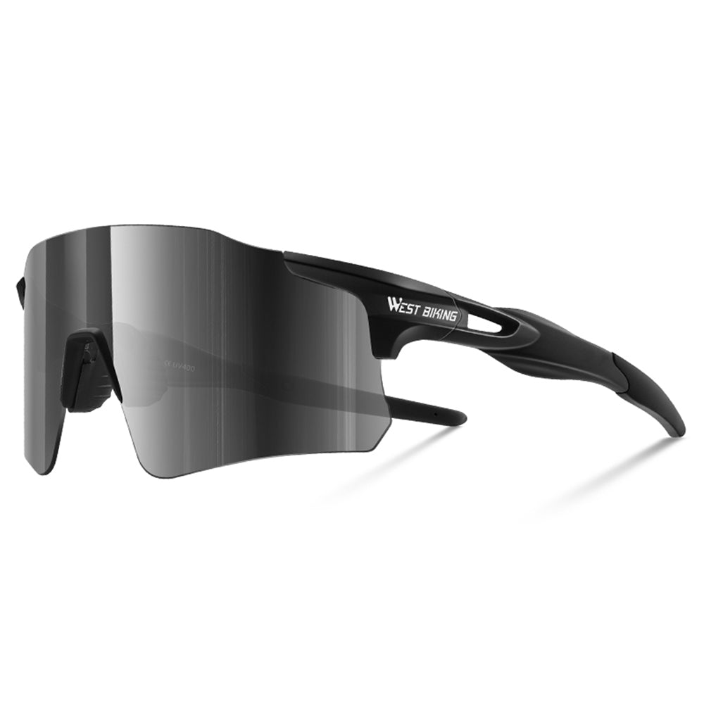 WEST BIKING YP0703155 Frameless Cycling Glasses Lightweight Polarized Sunglasses