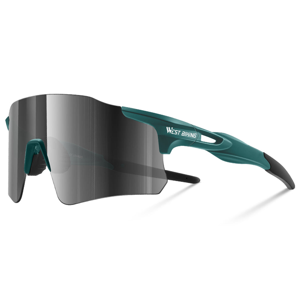 WEST BIKING YP0703155 Frameless Cycling Glasses Lightweight Polarized Sunglasses