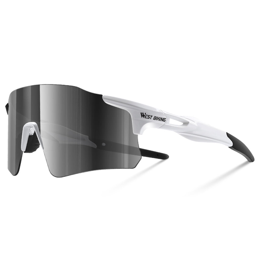 WEST BIKING YP0703155 Frameless Cycling Glasses Lightweight Polarized Sunglasses