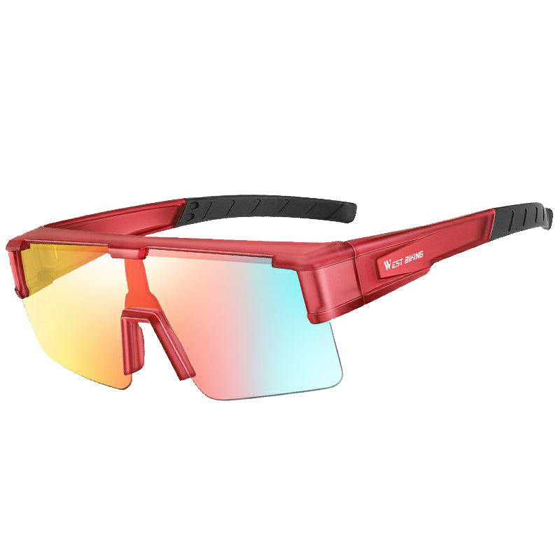 WEST BIKING YP0703150 Polarized Sports Sunglasses for Men Women Cycling Sunglasses with PC Frame