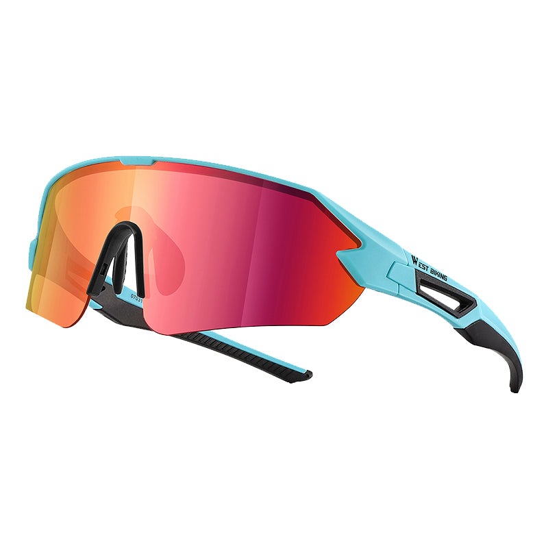 WEST BIKING Colorful Coating Lens Cycling Running Glasses Men Women Outdoor Sunglasses