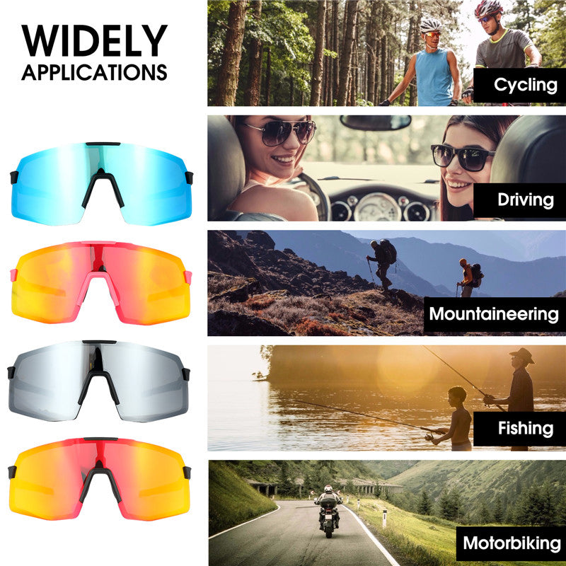 WEST BIKING YP0703135 Bike Racing Glasses Windproof Polarized Goggles Sunglasses
