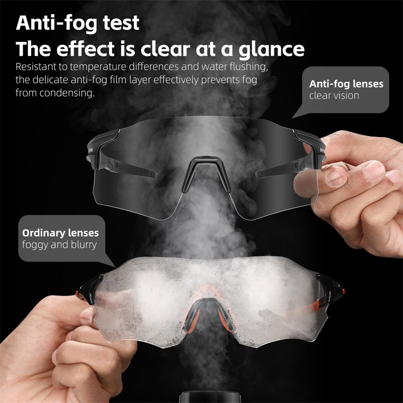 WEST BIKING YP0703165 Anti-fog Photochromic Sunglasses Windproof Cycling Goggles Outdoor Eyewear