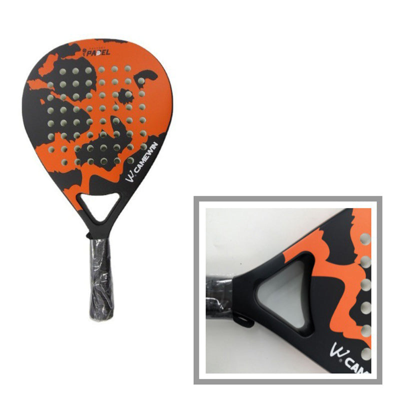 CAMEWIN Carbon Fiber Beach Tennis Racket Outdoor Sports Balls Racket with Storage Bag