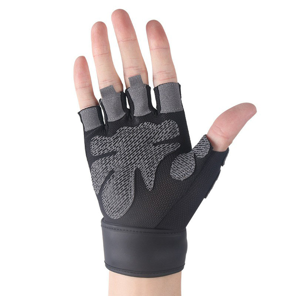 SKDK J55 Sport Gloves Non-Slip Cycling Gloves Half-Finger Outdoor Gloves for Fishing