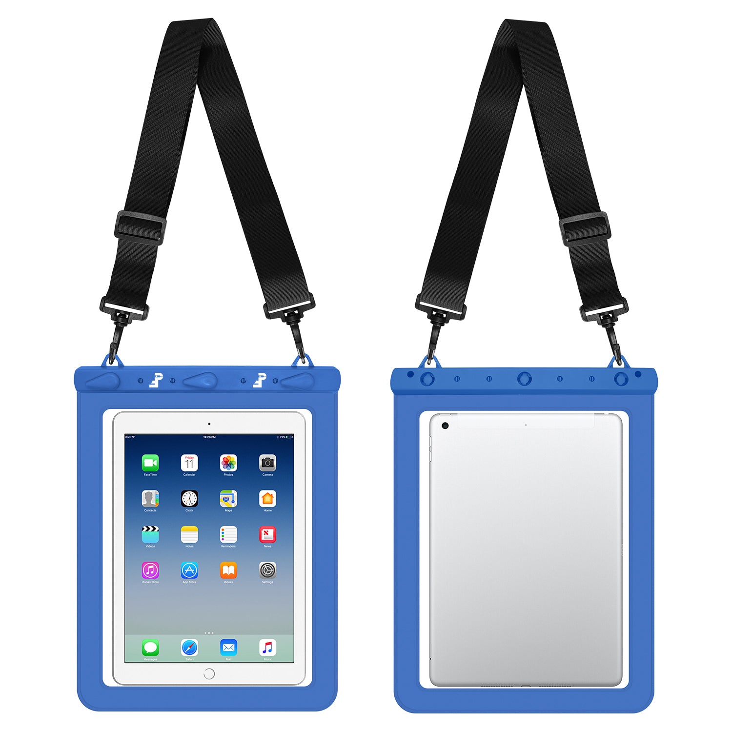 PICTET.FINO RH02 IPX8 Waterproof Bag for 13-inch Tablet Touch Screen 30m Underwater Pouch - Blue