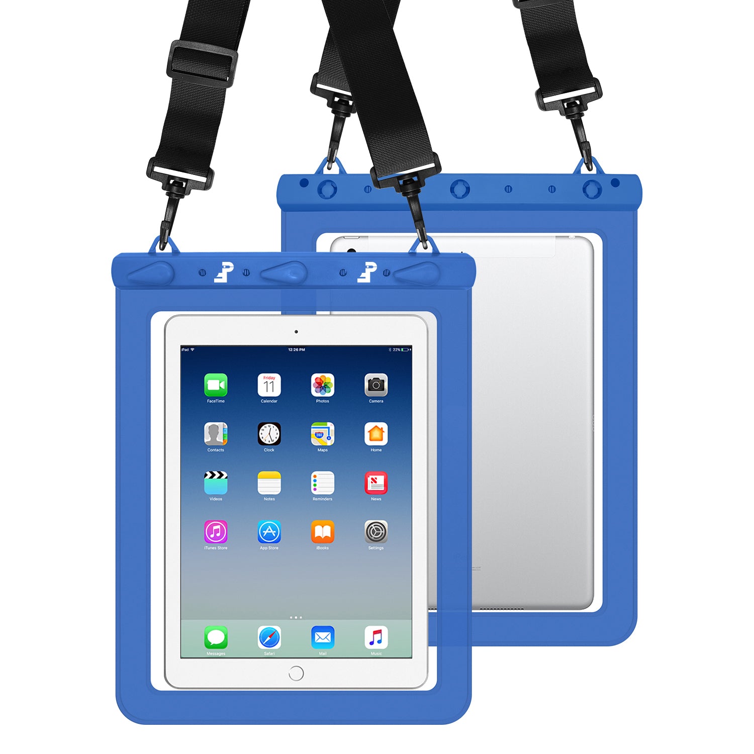 PICTET.FINO RH02 IPX8 Waterproof Bag for 13-inch Tablet Touch Screen 30m Underwater Pouch - Blue