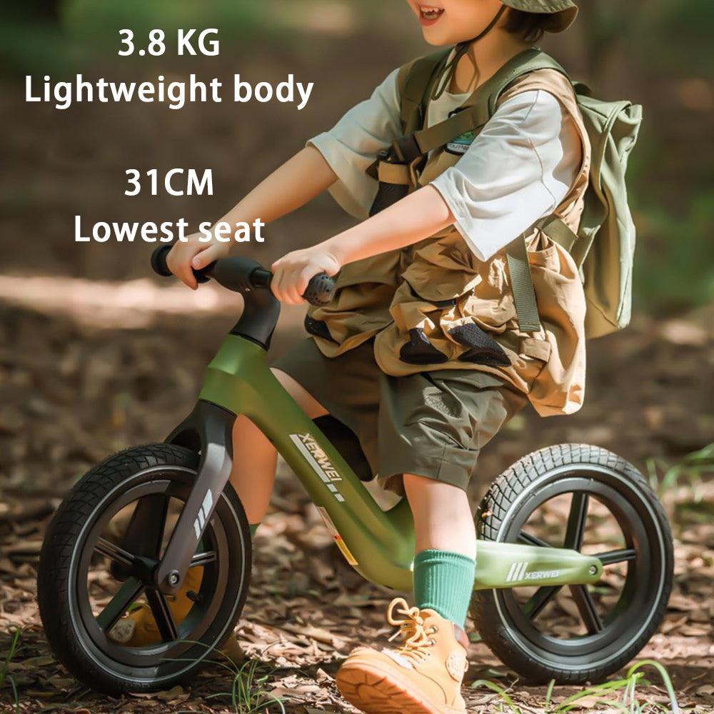 XERWEI HY04 12-Inch Sports Balance Bike 2-7 Years Old Kids Bicycle Training Scooter