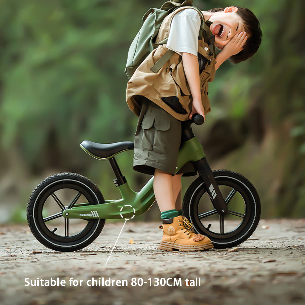 XERWEI HY04 12-Inch Sports Balance Bike 2-7 Years Old Kids Bicycle Training Scooter