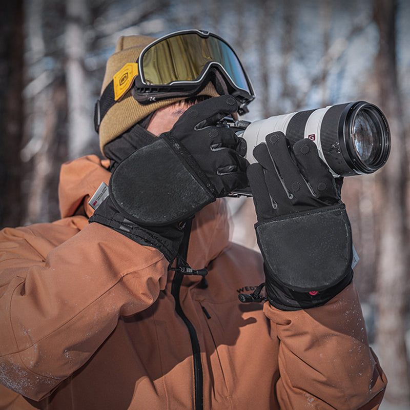 PGYTECH 1 Pair Heating Photography Gloves Winter Windproof Touch Screen Hand Warmer