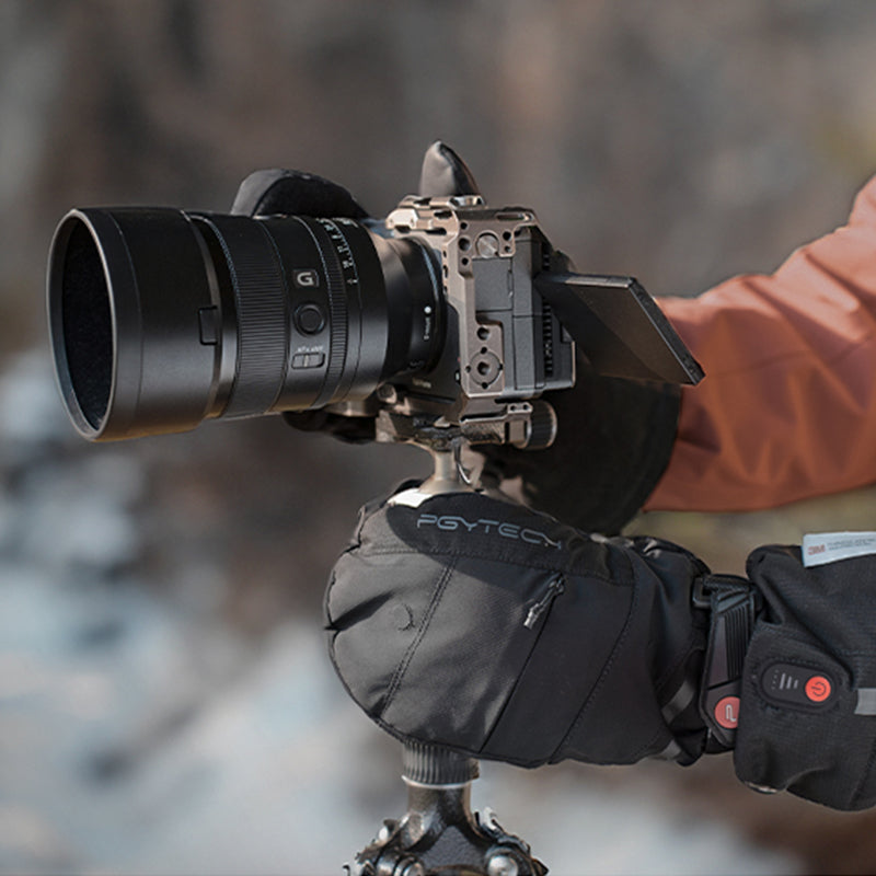 PGYTECH 1 Pair Heating Photography Gloves Winter Windproof Touch Screen Hand Warmer