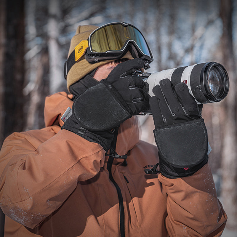 PGYTECH 1 Pair Winter Thermal Photography Gloves Windproof Touch Screen Hand Warmer