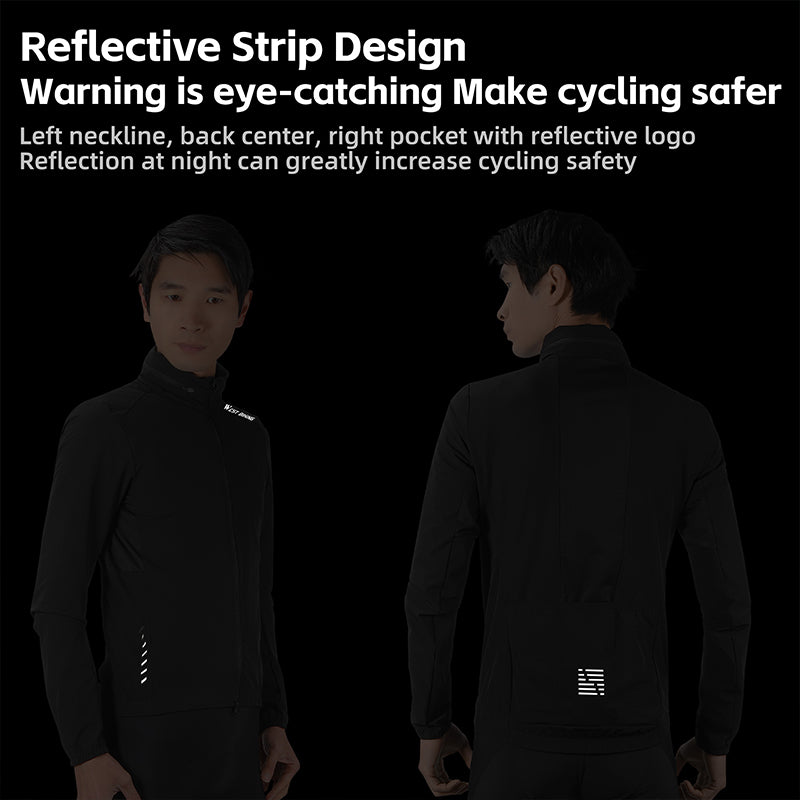 WEST BIKING YP0202330 Spring Autumn Long Sleeve Top Windproof Cycling Jacket