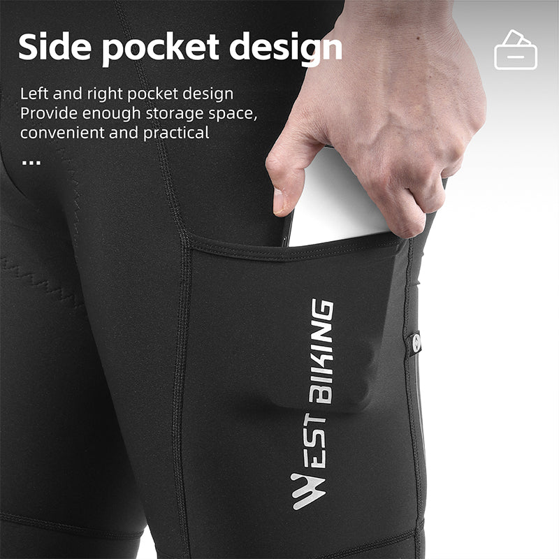 WEST BIKING YP0210012 Summer Cycling Bib Shorts Breathable Bike Riding Cloth for Men