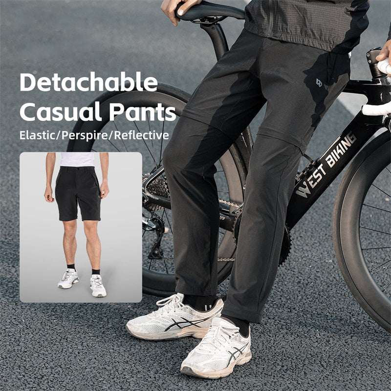 WEST BIKING YP0203131 Cycling Sport Casual Detachable Pants Breathable Trousers / Shorts