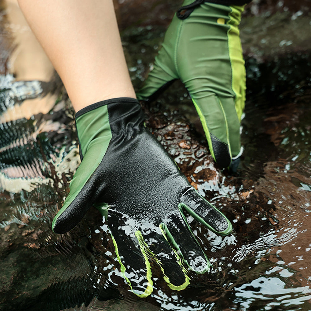 GOLOVEJOY 1 Pair Diving Gloves Anti-skid Snorkeling Surfing Full Finger Gloves