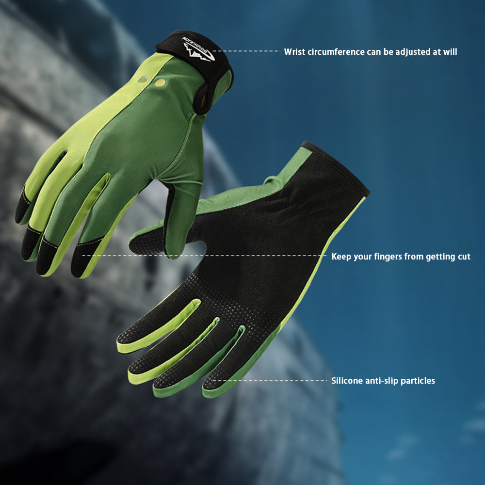 GOLOVEJOY 1 Pair Diving Gloves Anti-skid Snorkeling Surfing Full Finger Gloves