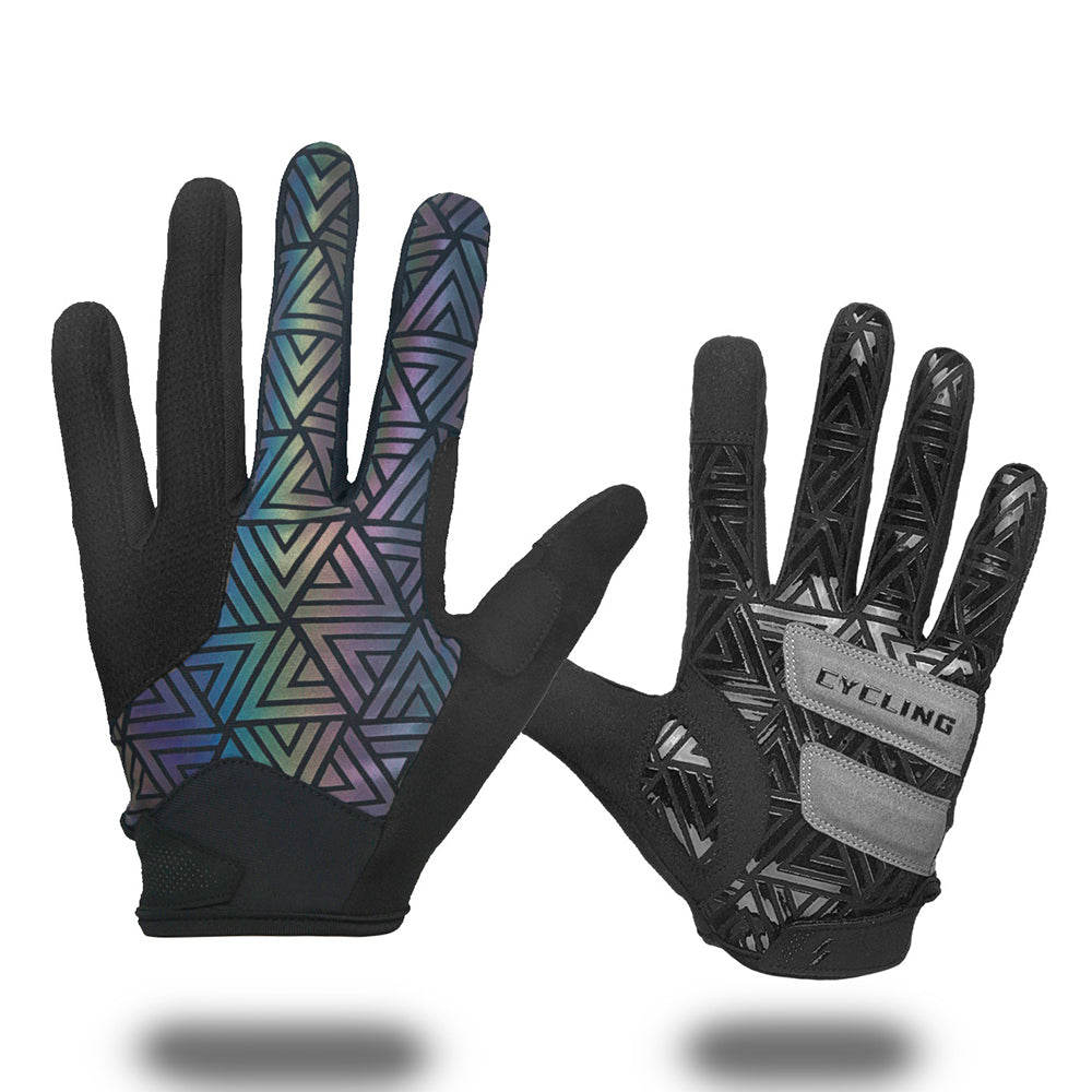 CYCLING Anti-slip Mittens Shock Absorbing Full Finger Touch Screen Cycling Gloves