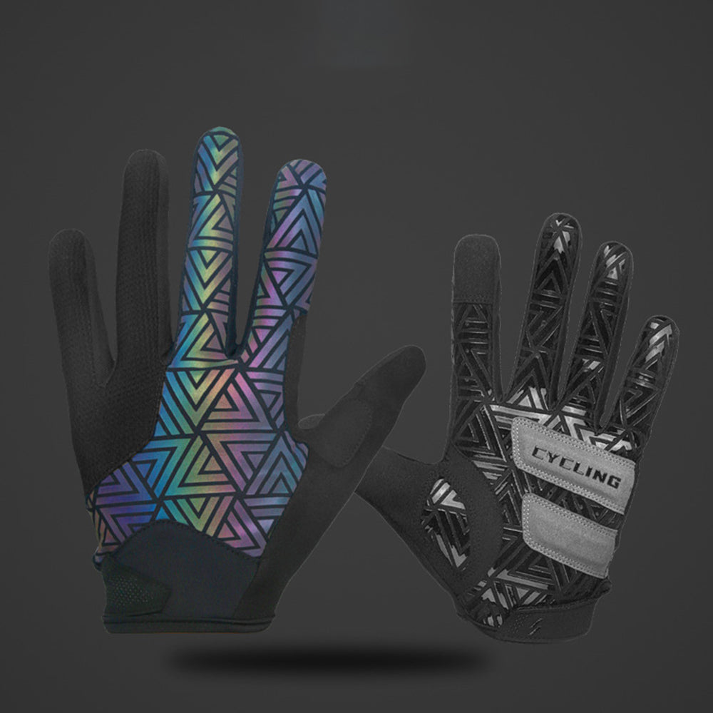 CYCLING Anti-slip Mittens Shock Absorbing Full Finger Touch Screen Cycling Gloves