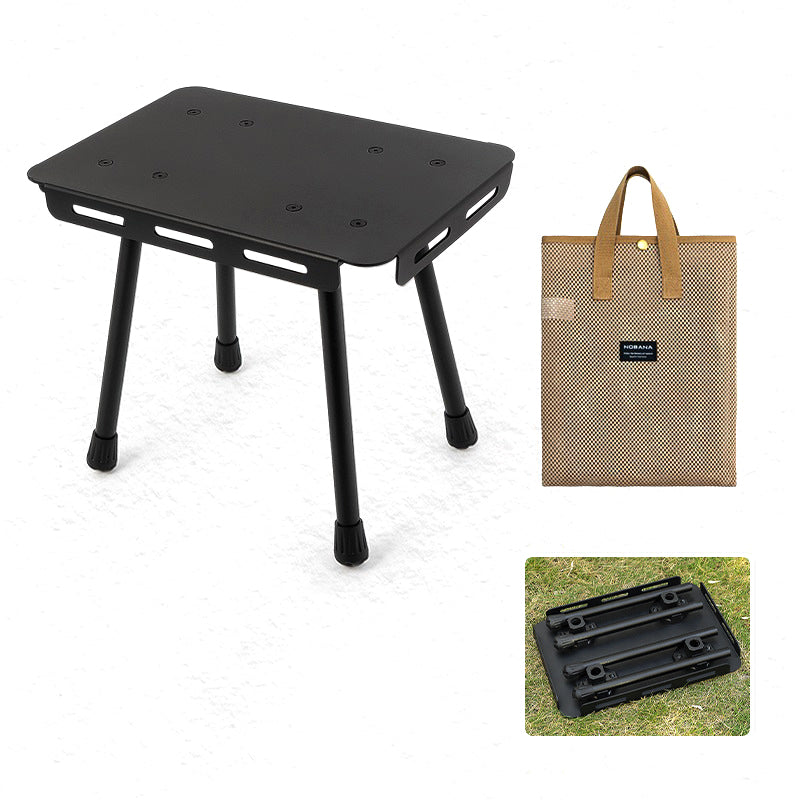CLS Aluminum Alloy Outdoor Camping Tactical Stool Folding Table with Storage Bag