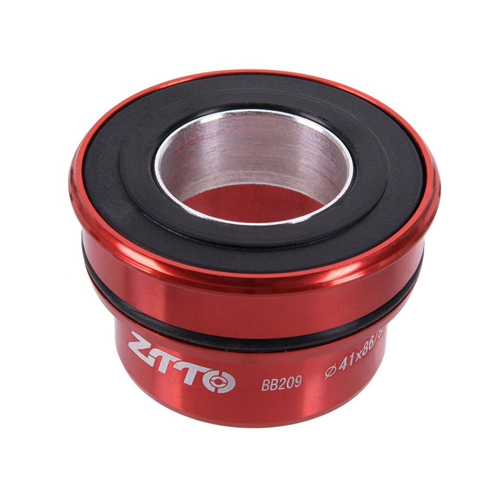 ZTTO BB209 Bike Press-In Bottom Bracket Acrylic+Aluminum Alloy Bearing Bottom Bracket Threaded BB