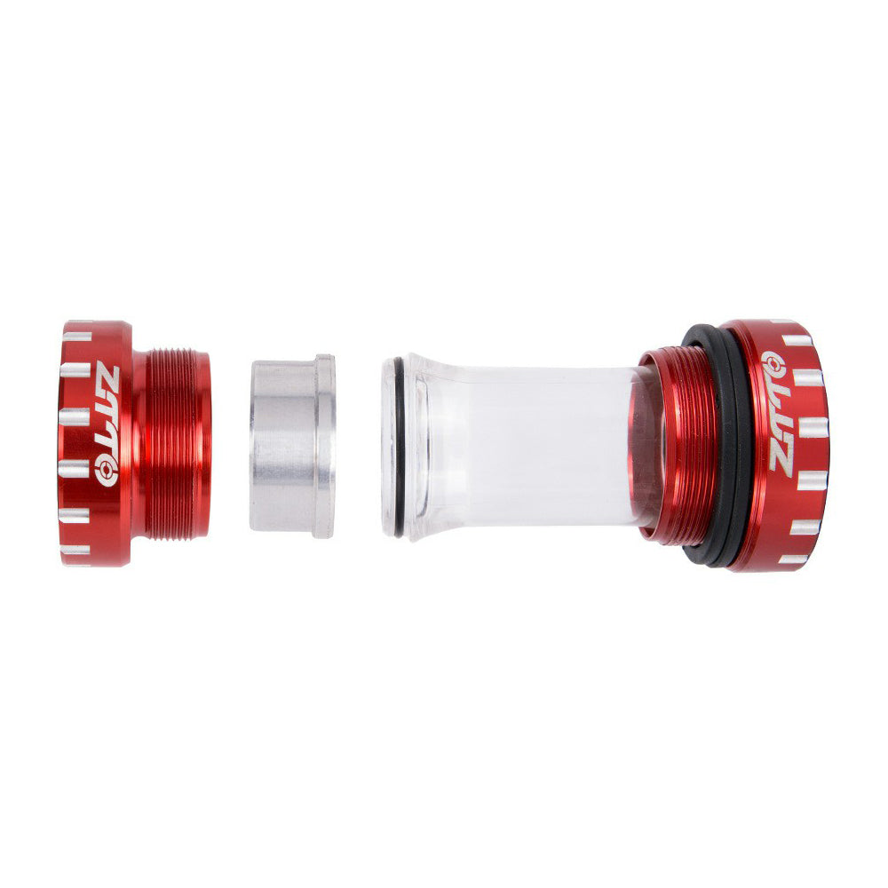 ZTTO BB109 Acrylic+Aluminum Alloy Bike Press-In Bottom Bracket Bearing Threaded BB