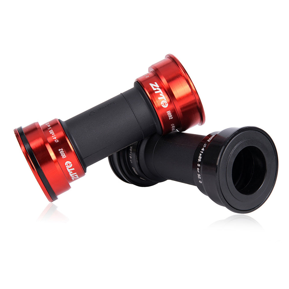 ZTTO BB92 Press-In Aluminum Alloy Bottom Bracket Bike Steel Bearing Hollow-Out Integrated BB for Cycling