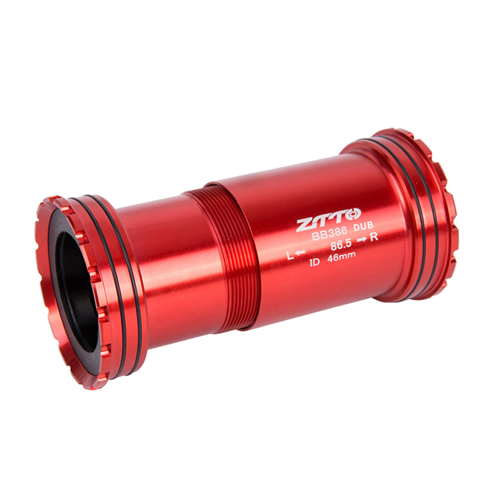 ZTTO BB386 Aluminum Alloy Bicycle Bottom Bracket for BB386EVO / PF30 68 / 73 / 86mm 46mm Frame Shell