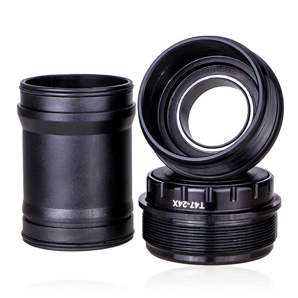 ZTTO T47 24mm Inner Diameter Aluminum Alloy Threaded Bearing Bike Bottom Bracket