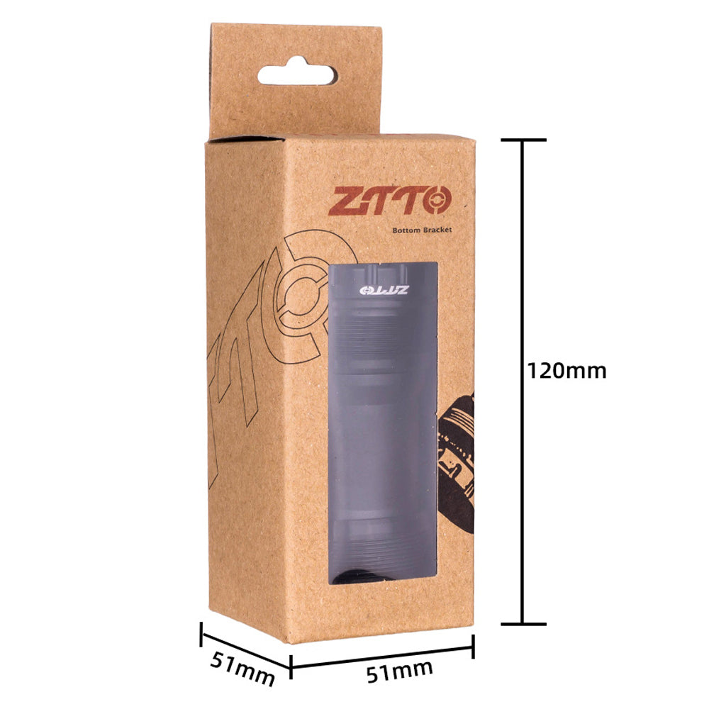 ZTTO T47 24mm Inner Diameter Aluminum Alloy Threaded Bearing Bike Bottom Bracket