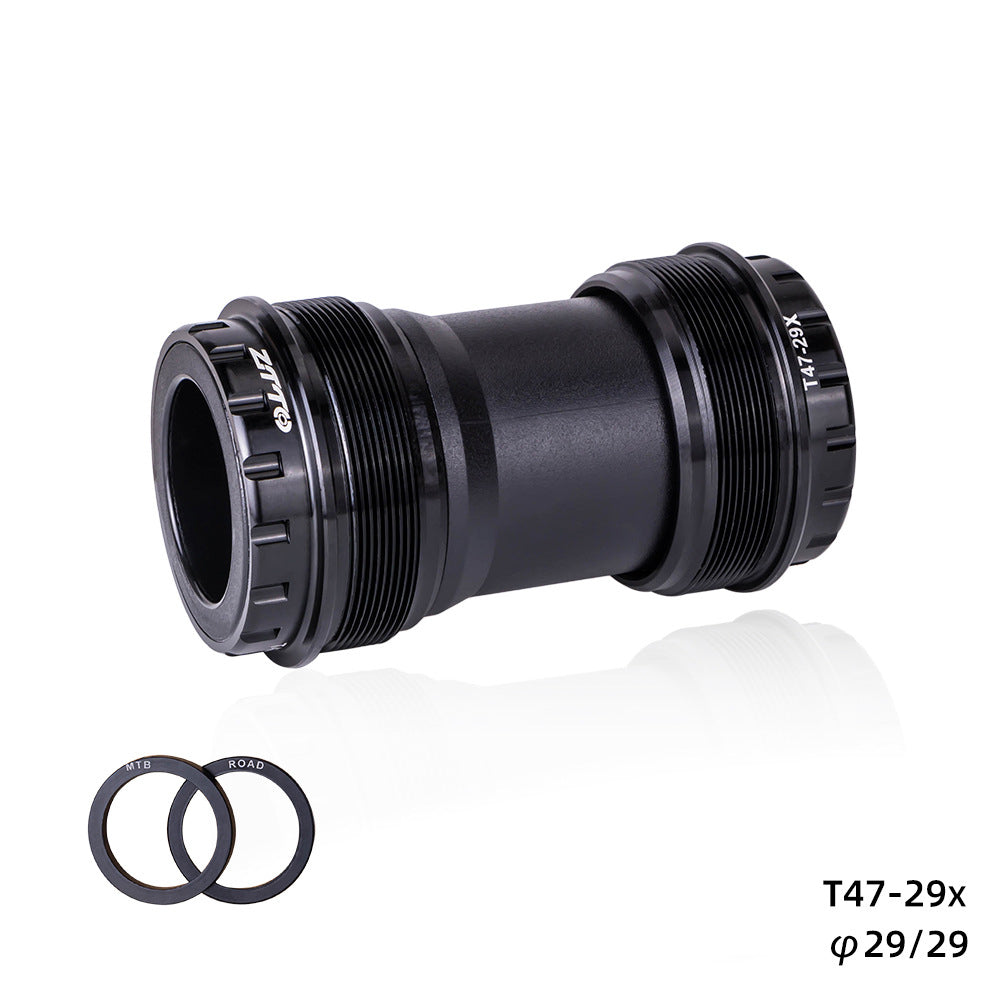 ZTTO T47-29 Road Bike Aluminum Alloy Threaded Bearing Bottom Bracket, Inner Diameter: 29mm