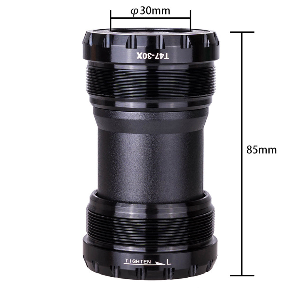 ZTTO T47-30 Aluminum Alloy Road Bike 30mm Inner Diameter Threaded Bearing Bottom Bracket