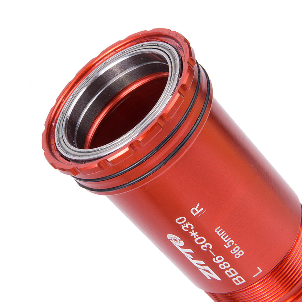 ZTTO BB86 30x30 4 Bearing Central Axis Aluminum Alloy Thread Lock Bike Bottom Bracket