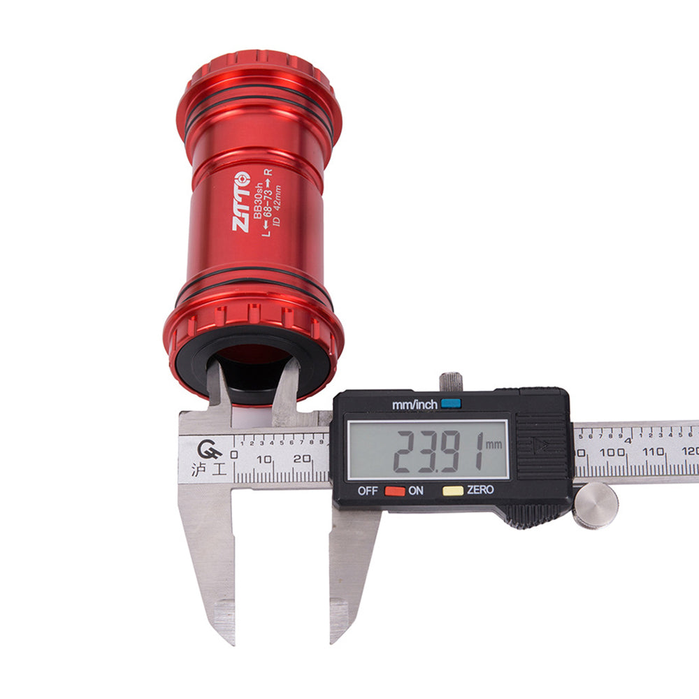 ZTTO BB30sh Bicycle Press Fit Bottom Bracket Axle for SRAM GXP / Shimano / FSA 24mm Spindle Crankset