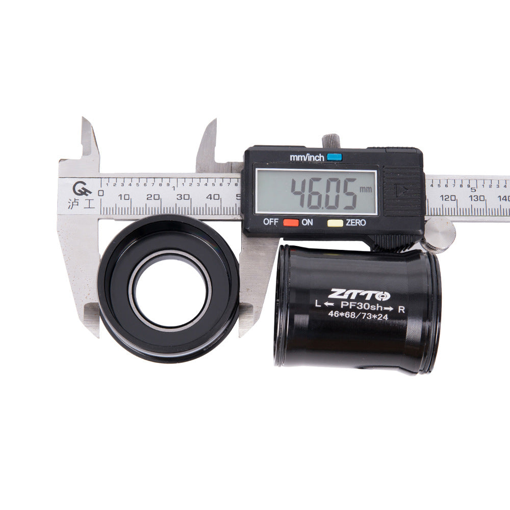 ZTTO PF30SH MTB Road Bike Press Fit Crankset Bottom Bracket (Outer Diameter: 46mm, Inner Diameter: 24mm)
