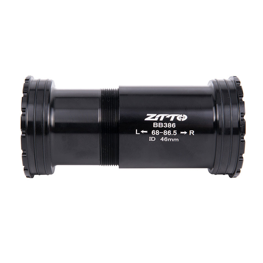 ZTTO BB386 Bicycle Bottom Bracket for BB386EVO / PF30 68 / 73 / 86mm 46mm Frame Shell 30mm Spindle Crankset Part