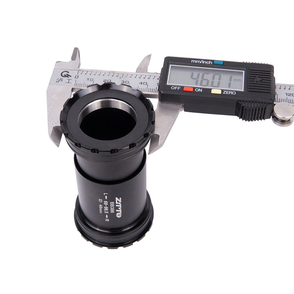 ZTTO BB386 Bicycle Bottom Bracket for BB386EVO / PF30 68 / 73 / 86mm 46mm Frame Shell 30mm Spindle Crankset Part