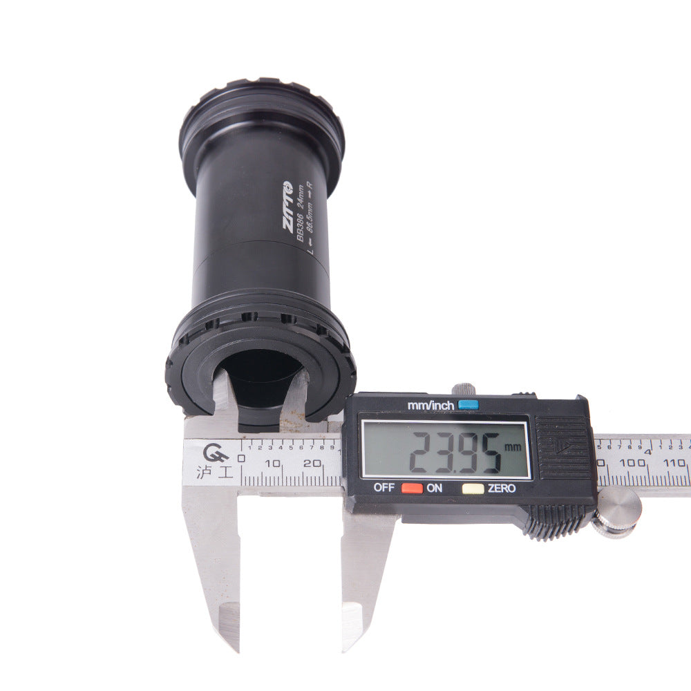 ZTTO BB386 Aluminum Alloy + Ceramic Bicycle Bottom Bracket (Outer Diameter: 46mm, Inner Diameter: 24mm)