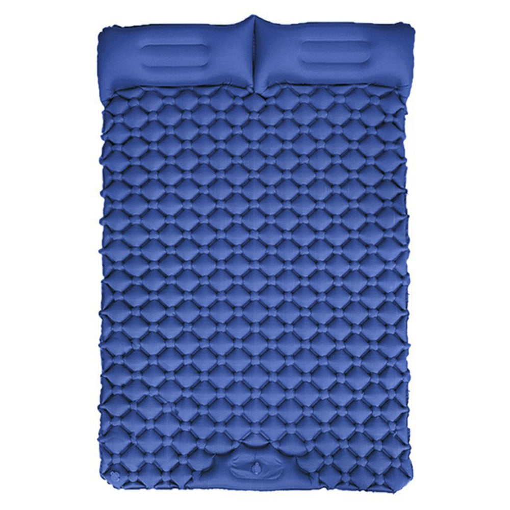 GM-SR01 Double Sleeping Mat 190x122cm Inflatable Camping Mattress Built-in Pump with Pillows