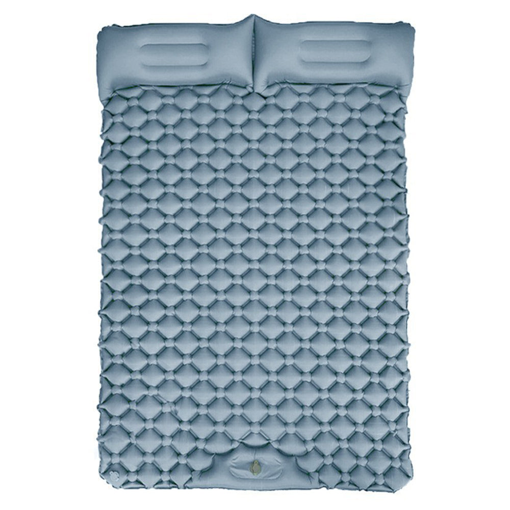 GM-SR01 Double Sleeping Mat 190x122cm Inflatable Camping Mattress Built-in Pump with Pillows