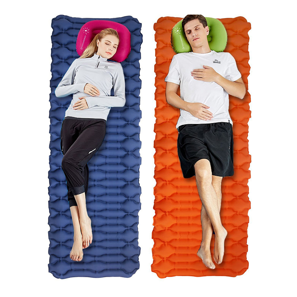 GM-AM20 Camping Mat Inflatable Sleeping Mat Nylon+TPU Sleeping Pad