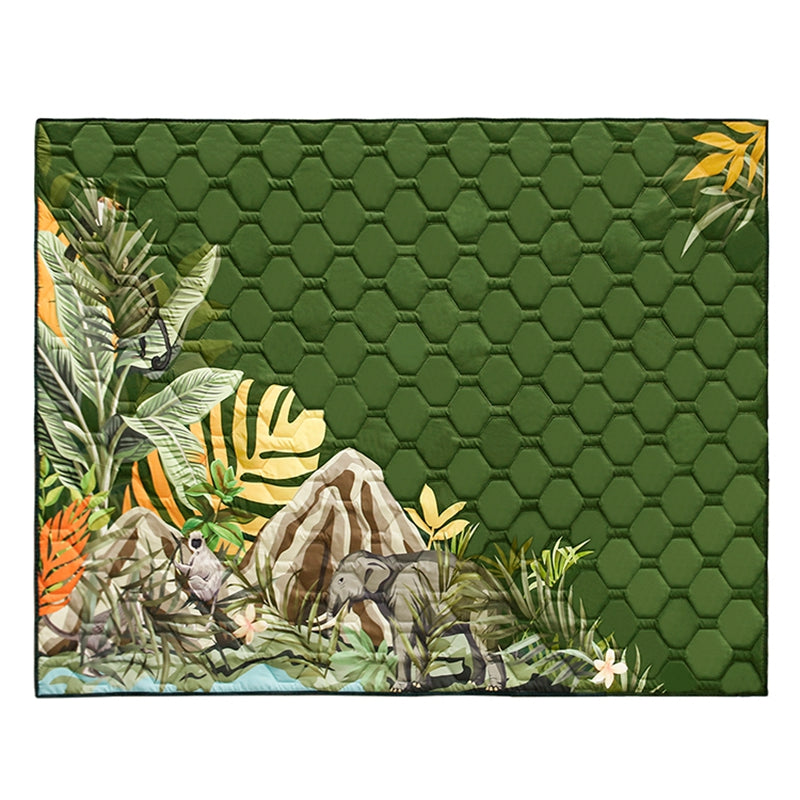 MYDAYS OUTDOOR Polyester Pongee Picnic Mat Folding Camping Blanket 193.5x156.5CM