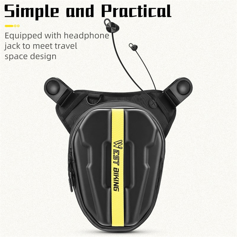 WEST BIKING YP0707352 Motorcycle Leg Bag Oil Tank Bag Crossbody Bag